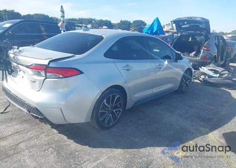 2020 Toyota Corolla Se z USA, uszkodzony, nr VIN 5YFS4RCE4LP035952